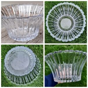 Lead Crystal cut glass Bowl Balmore formal serving